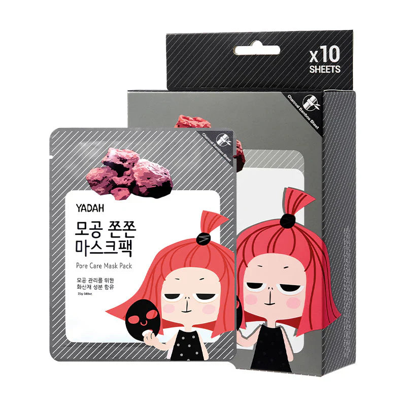 YADAH 毛孔护理面膜 10 片 (盒)